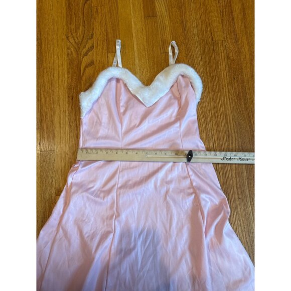 Leg Avenue Womens Pink Bunny Costume With White Faux Fur Trim M/L - Picture 4 of 12